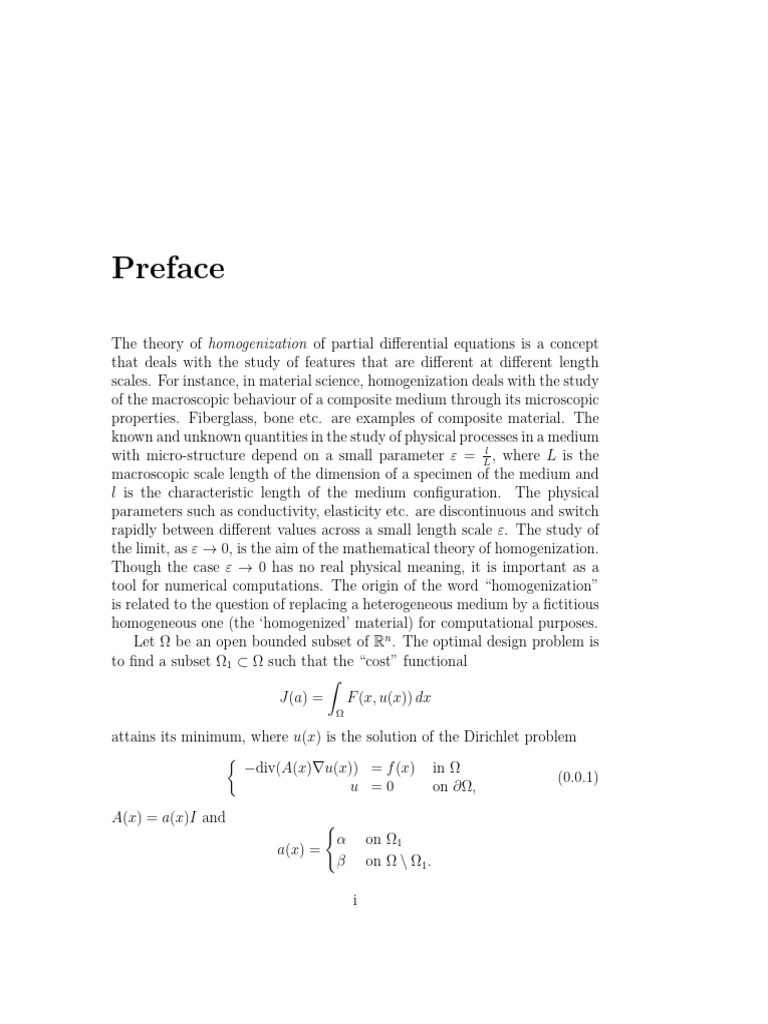 Homogenization Theory in PDEs | PDF | Partial Differential Equation ...