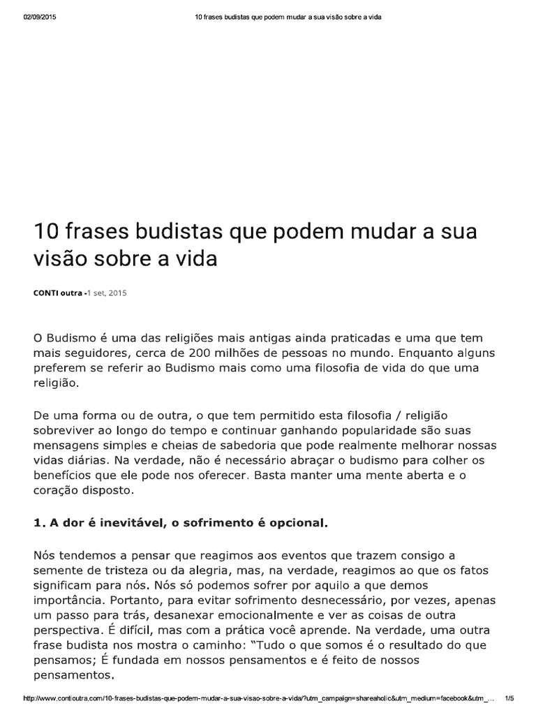 10 Frases Budistas | PDF