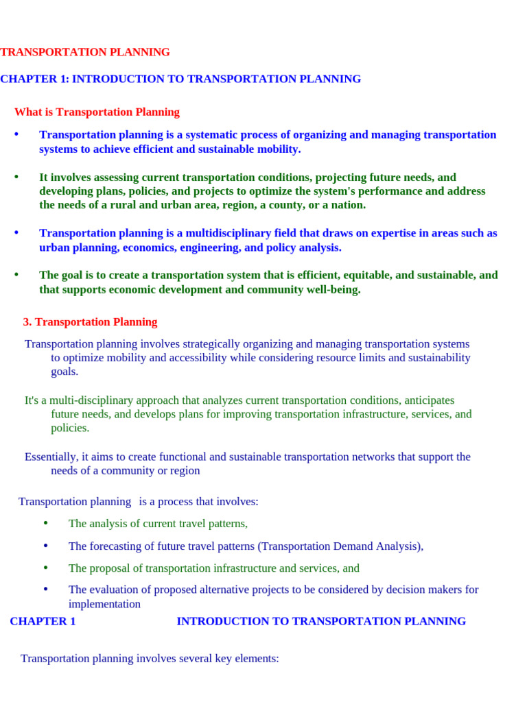 Transportation Engineering | PDF | Transport | Infrastructure