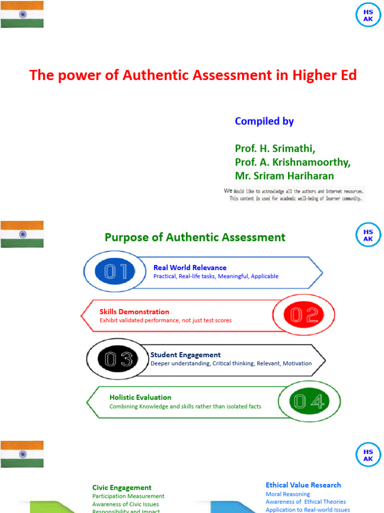 Authentic Assessment in Higher Education | PDF | Learning | Critical ...