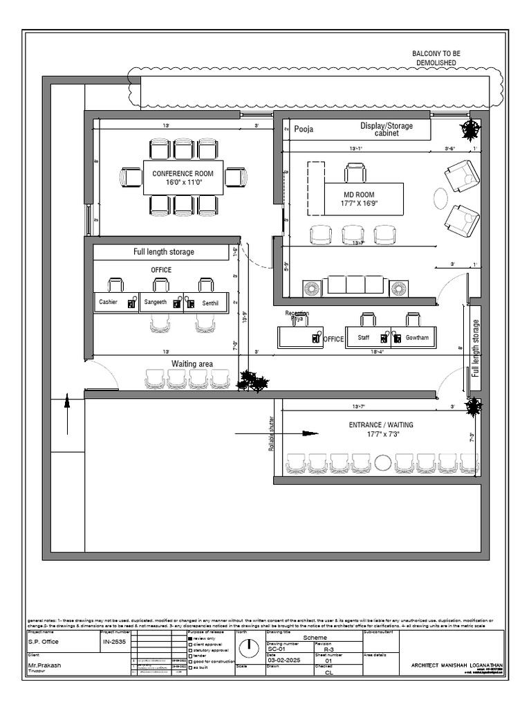Office Layout and Design Specifications | PDF