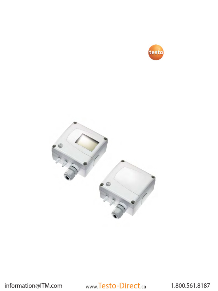 Testo Direct | PDF | Pascal (Unit) | Calibration