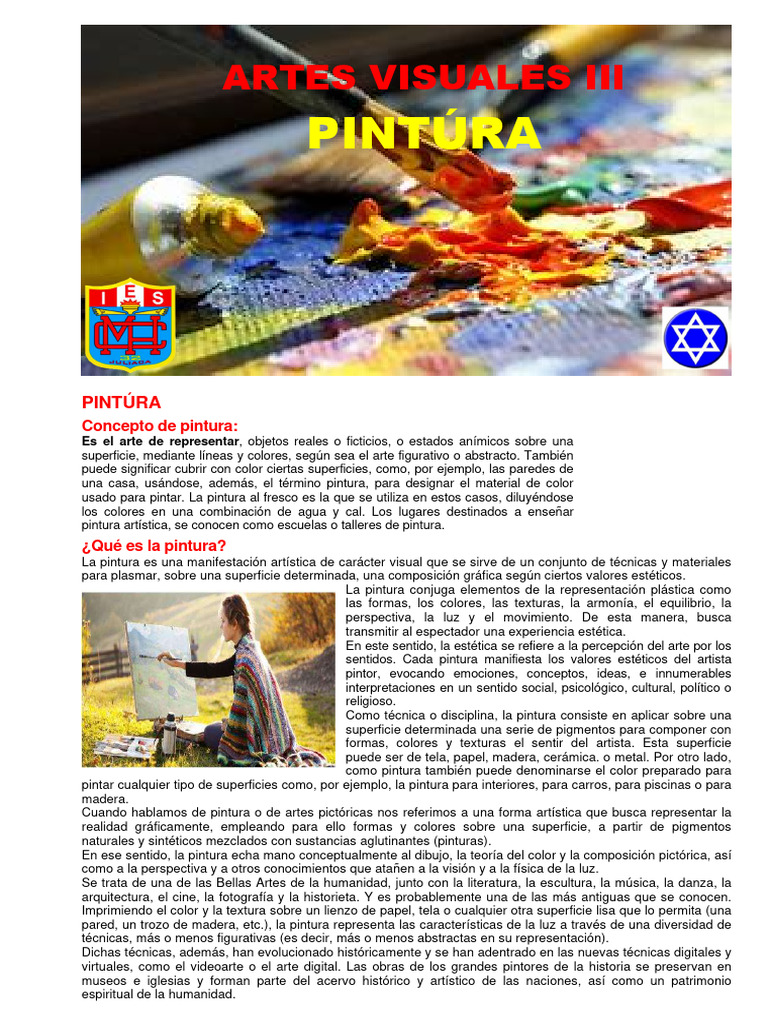 Historia y técnicas de la pintura | PDF | Pintar | Pinturas