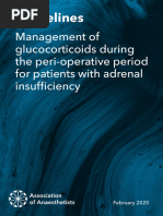 Surgical Guidelines for Addison's Disease | PDF | Intravenous Therapy ...