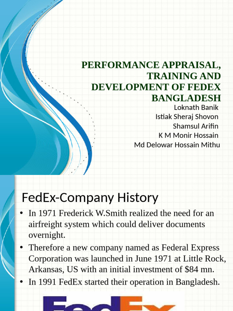 FedEx Bangladesh: Performance & Training Insights | PDF | Employment ...