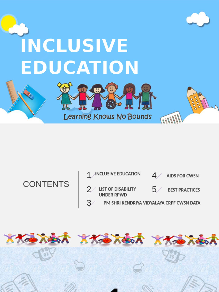 Inclusive Educa-Wps Office | PDF | Disability | Human Diseases And ...