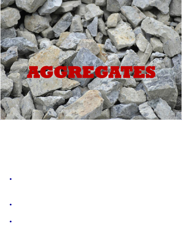 Highway Unit-II Pavement Materials-Part2 | PDF | Construction Aggregate ...