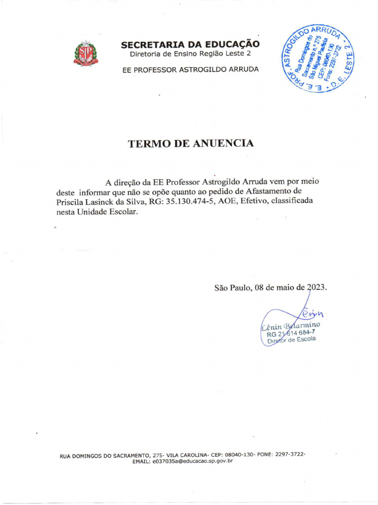 Designação Priscila Goe | PDF