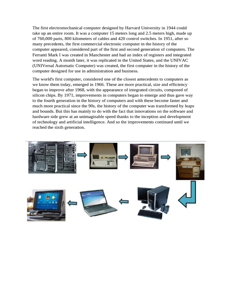 Evolution of Early Computers | PDF
