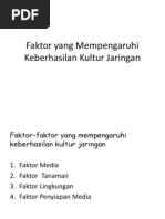 Download Faktor Yang Mempengaruhi Keberhasilan Kultur Jaringan Kuliah 3 Dan 4 by Septa Rya SN88066133 doc pdf