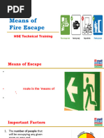 Access and Egress Safety Guidelines | PDF | Personal Protective ...