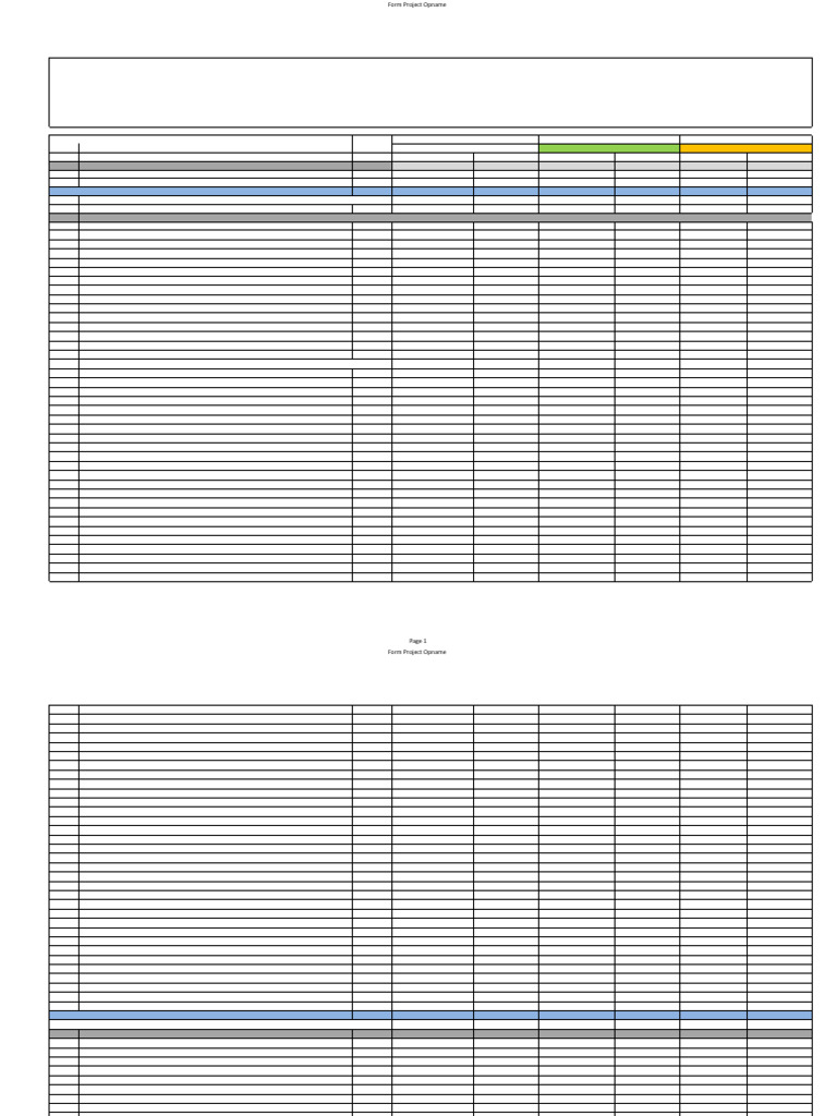 Project Opname Form for Subfeeder Palmerah | PDF | Pipe (Fluid ...