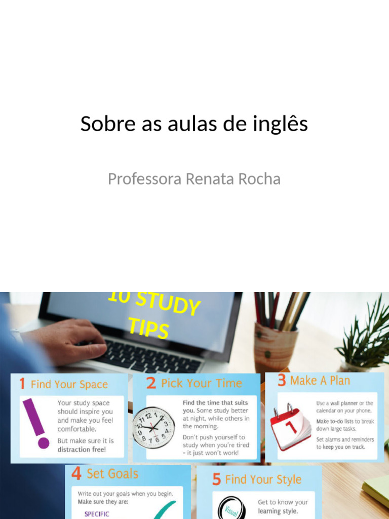 Dicas de Estudo para Aulas de Inglês | PDF
