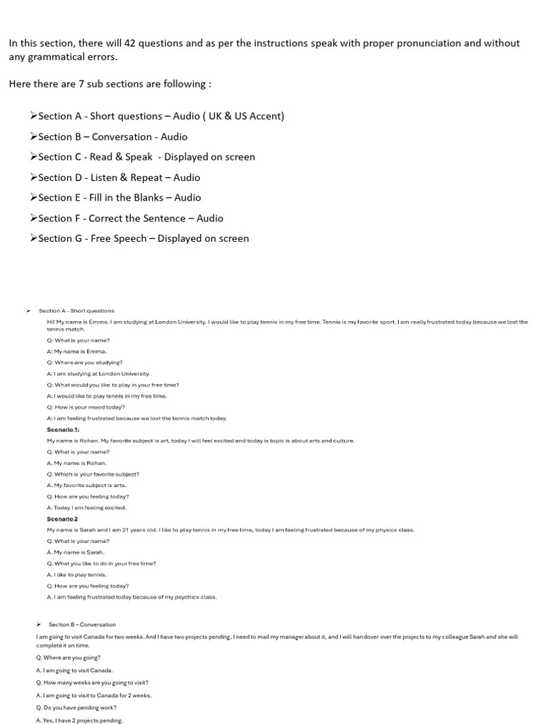 Free Online Svar Test Guide | PDF