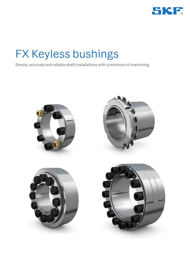 FX Keyless Bushings: Efficient Shaft Installations | PDF | Mechanical ...