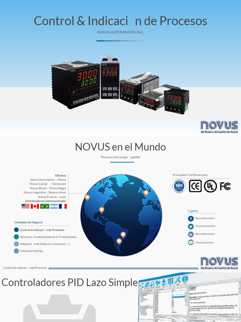 Controladores PID de Novus Automation | PDF | Informática | Ingeniería ...