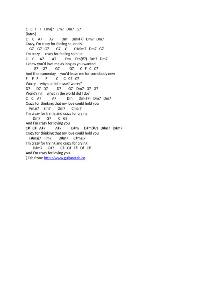Crazy | PDF