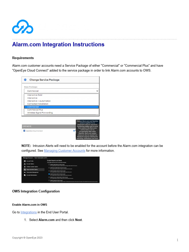 Alarm.com Access Control Guide | PDF | Security Alarm | Access Control