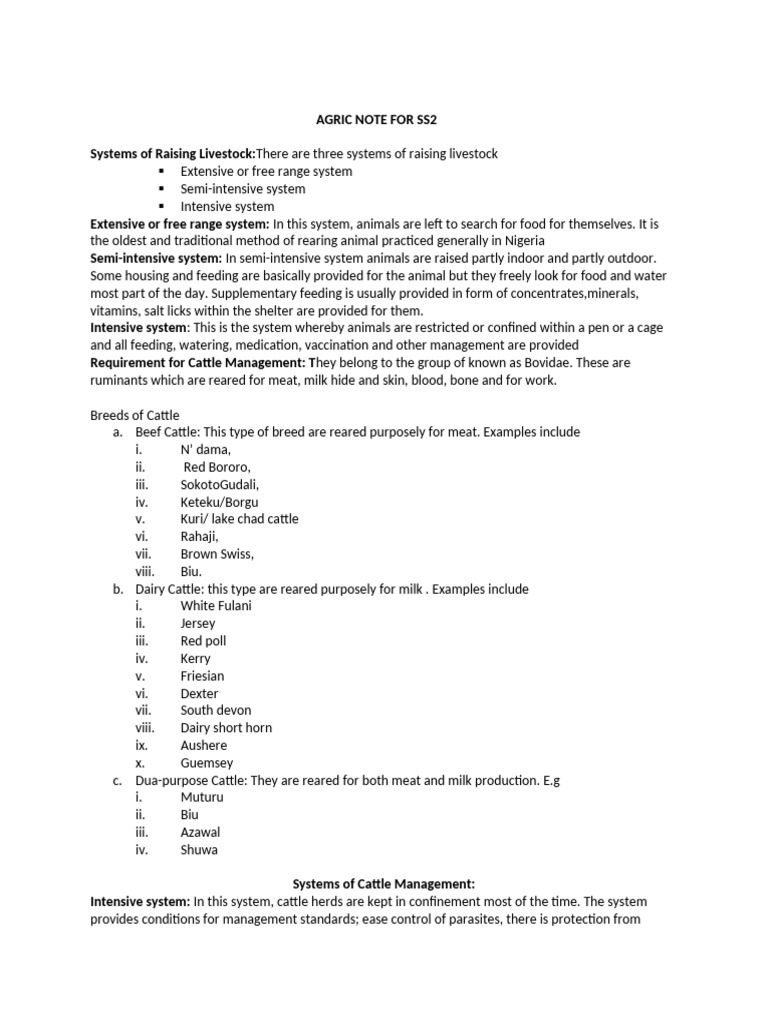 Livestock Farming Systems for SS2 | PDF | Demand | Supply (Economics)