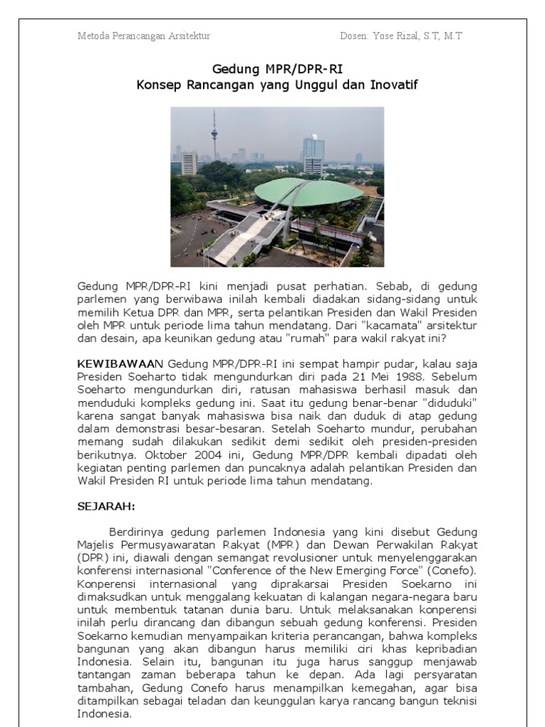 METODA PERANCANGAN ARSITEKTUR