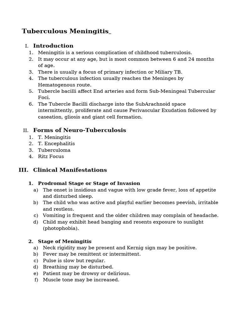 Steroid Use in Tuberculous Meningitis | PDF | Meningitis | Tuberculosis