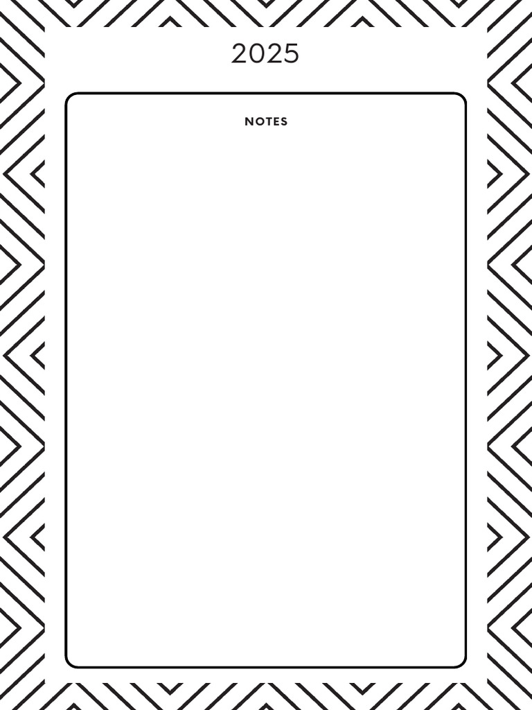 Printable Notes 2025 | PDF