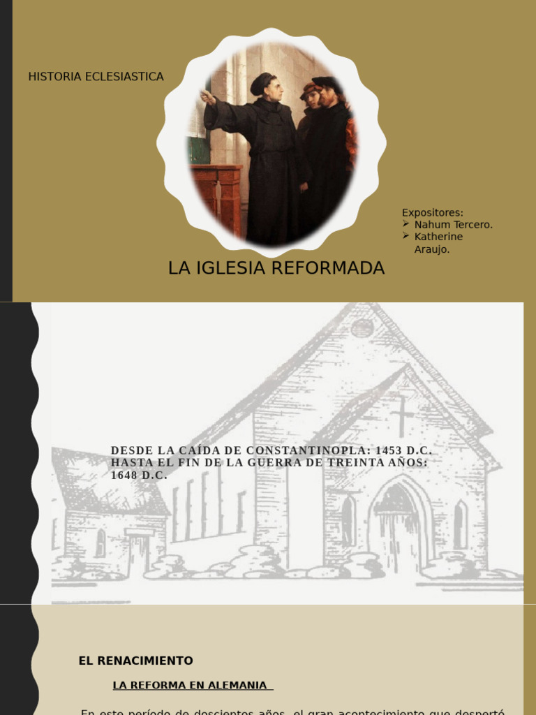 Historia de la Reforma: 1453-1648 | PDF | protestantismo | Iglesia Católica