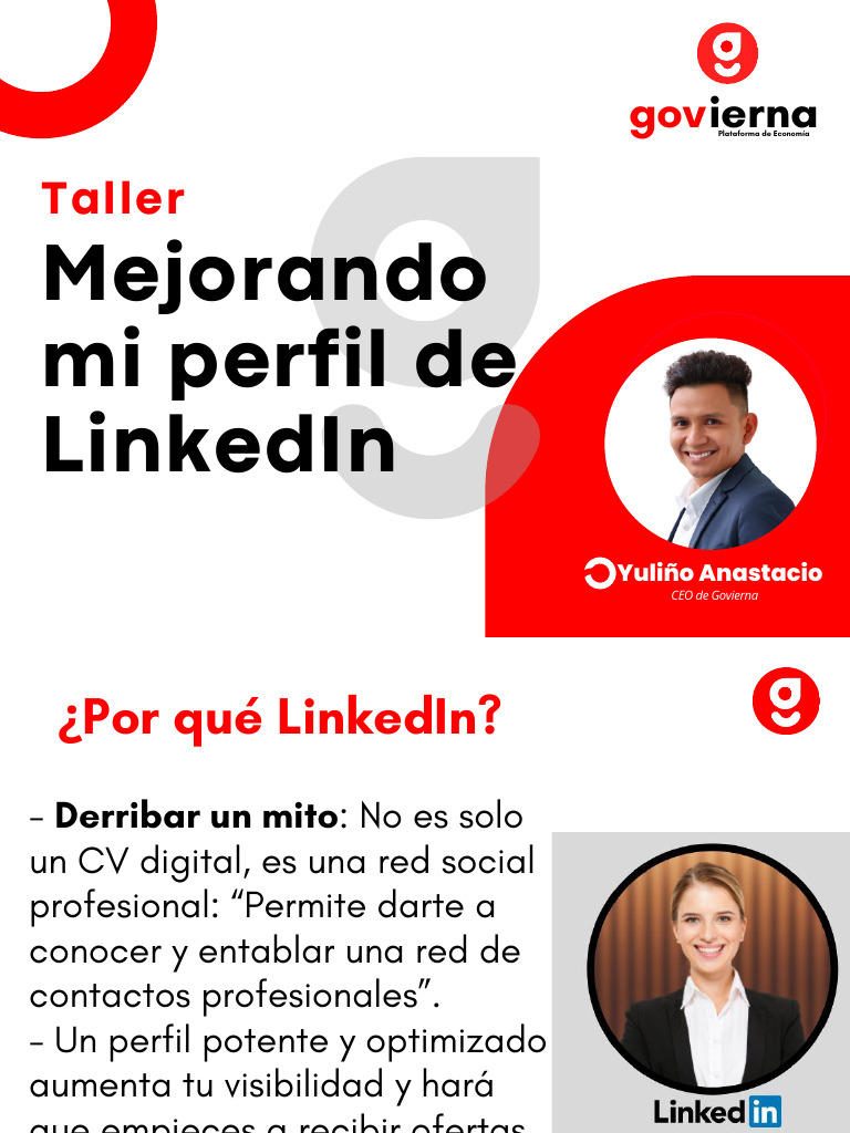 Optimiza tu Perfil de LinkedIn | PDF | Posicionamiento en buscadores ...
