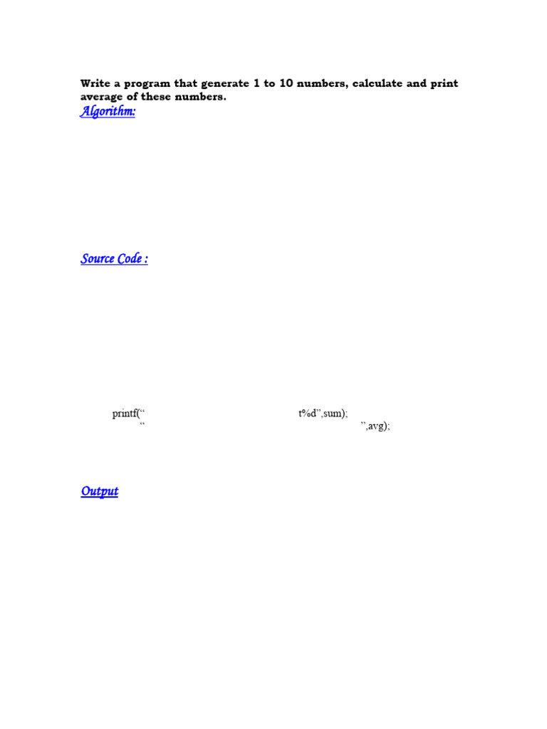 Programming Experiments and Algorithms | PDF | Computer Programming ...