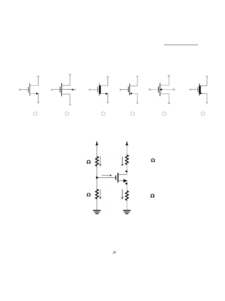 MOSFET Circuit Analysis Exam Guide | PDF | Mosfet | Amplifier