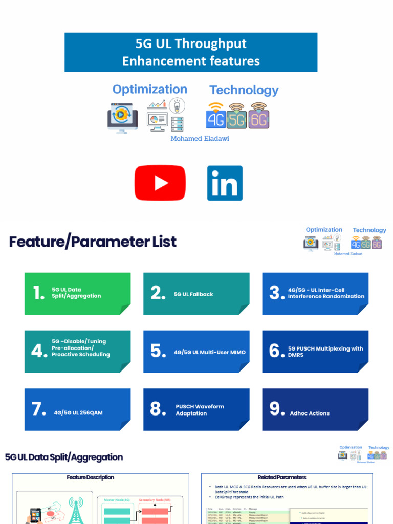 5G UL Throughput Enhancement Features | PDF | 4 G | Multiplexing