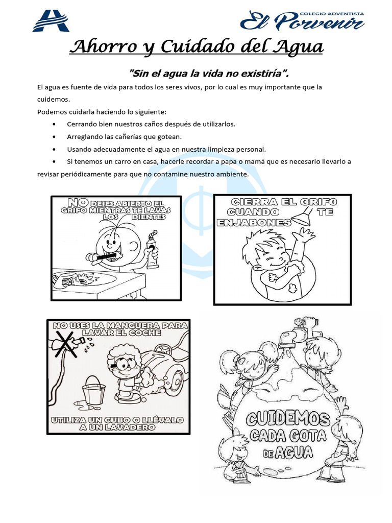 Cuidado y Ahorro del Agua Esencial | PDF