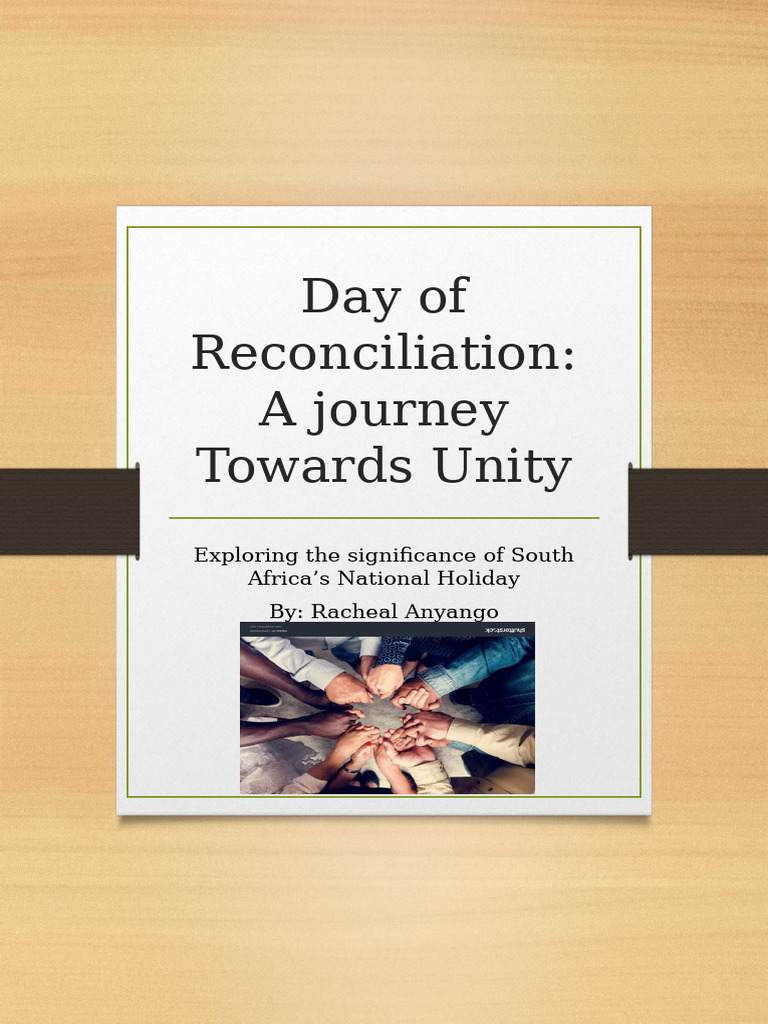 Significance of South Africa's Reconciliation Day | PDF | South Africa ...