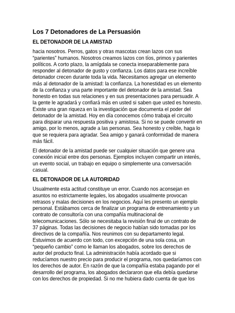 7 Claves para Persuadir Efectivamente | PDF | Las emociones | Persuasión