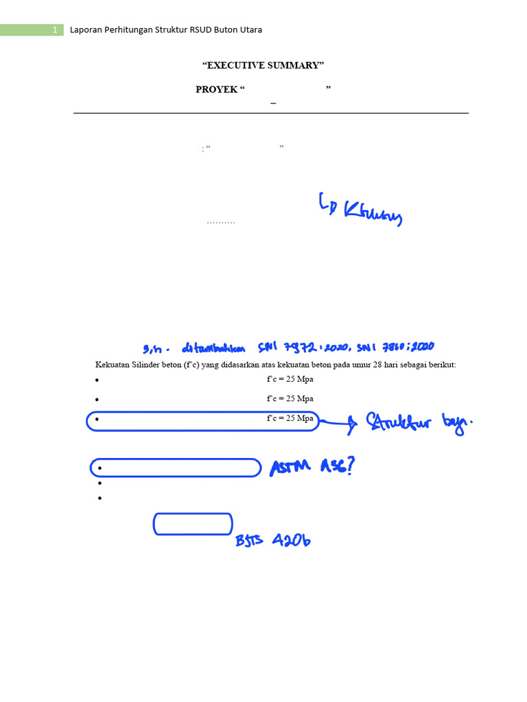 Review - LAPORAN STRUKTUR RSUD BuTur | PDF