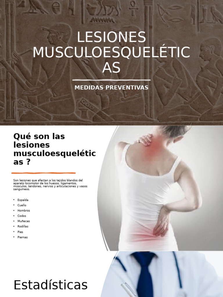 Lesiones Musculoesqueléticas | PDF