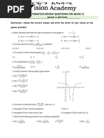 Grade 11 Maths Unit 2: Rational Functions | PDF | Asymptote | Polynomial