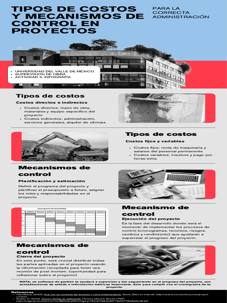 Tipos de Costos y Control en Proyectos | PDF | Presupuesto | Informática