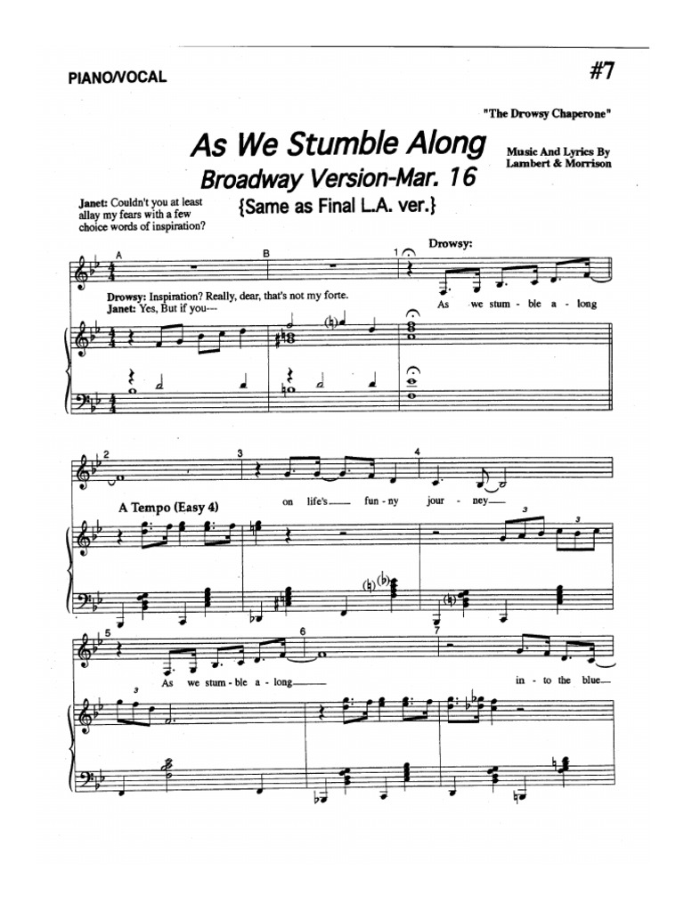 As We Stumble Along | PDF
