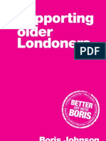 Boris Johnson 2012 Supporting Older Londoners Manifesto