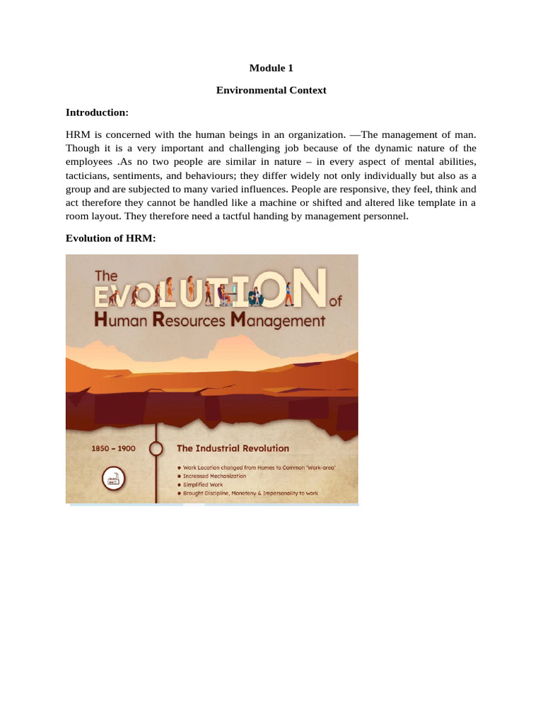 Understanding HRM's Environmental Factors | PDF | Human Resource ...