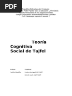 Teoría de La Identidad Social de Tajfel (Teoría de La Identidad Social ...