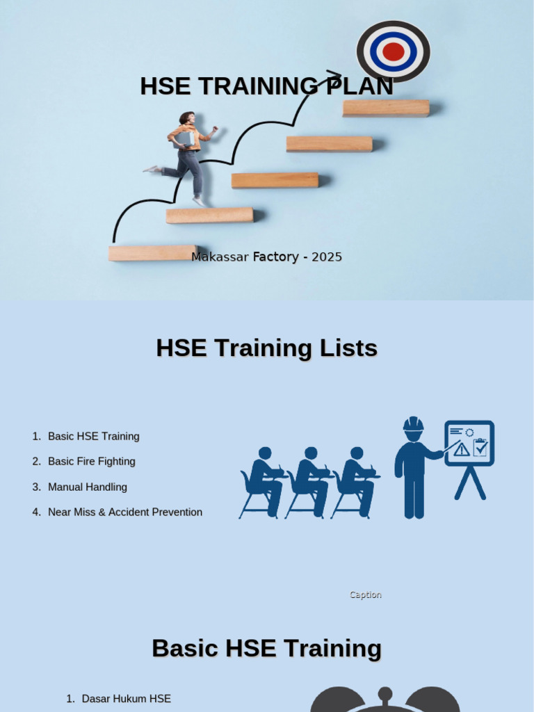 HSE Training Plan for Makassar Factory | PDF