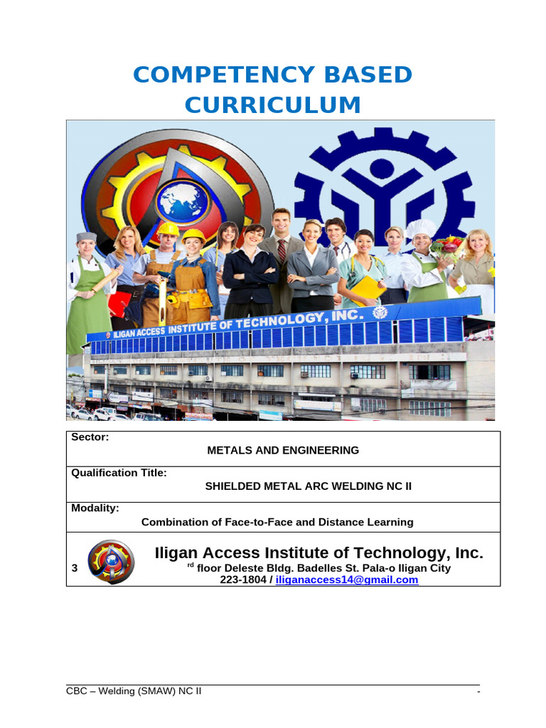 Shielded Metal Arc Welding NC II Course | PDF | Welding | Construction