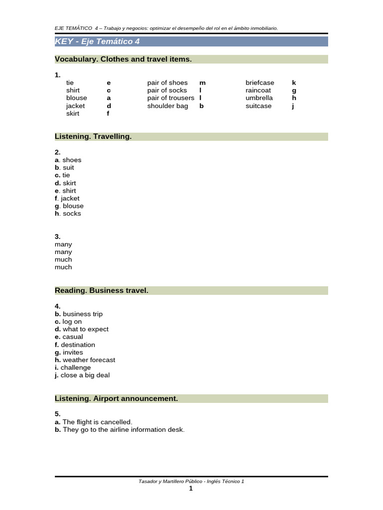 Eje 4 Key | PDF