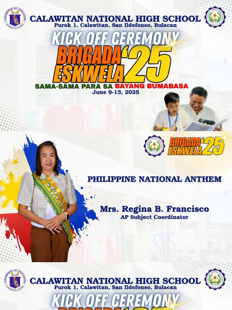 Brigada Eskwela 2025 | PDF