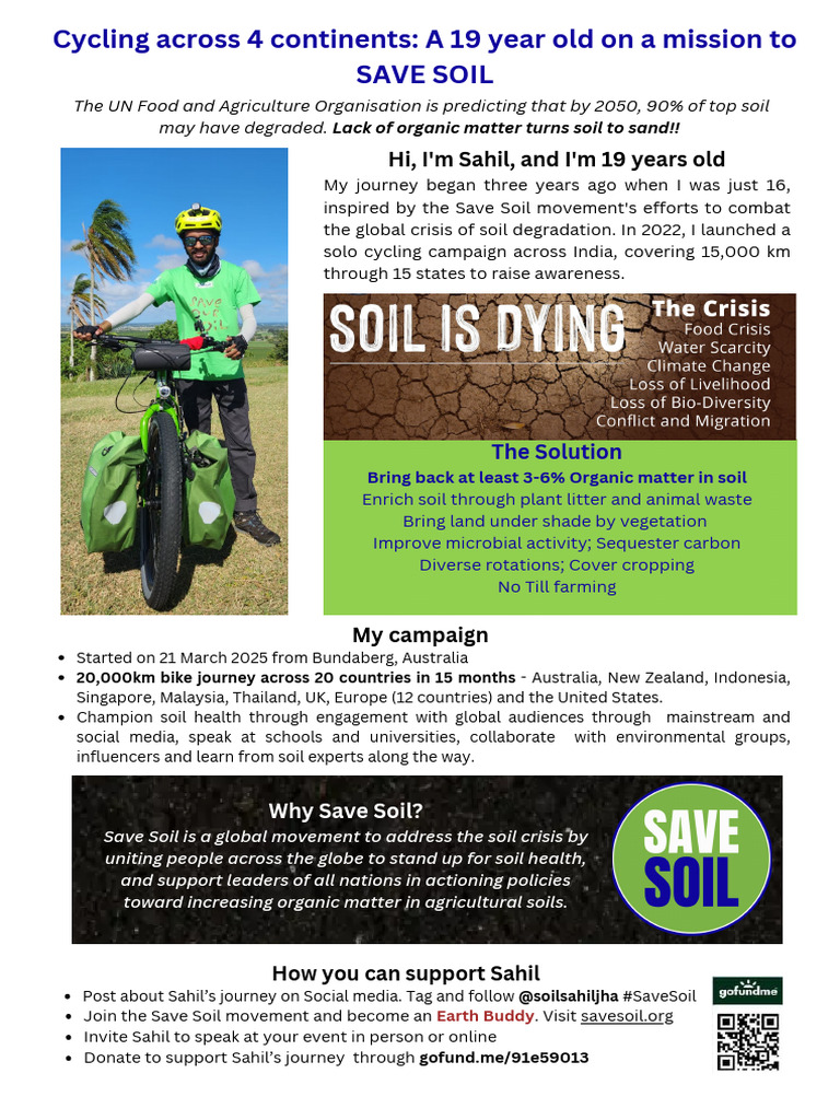 Sahil's Journey and Mission | PDF