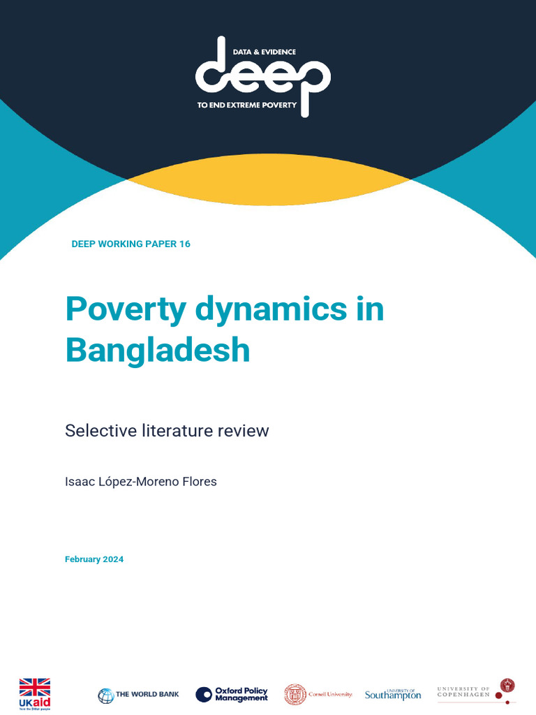 Poverty Dynamics in Bangladesh Review | PDF | Cost Of Living | Poverty