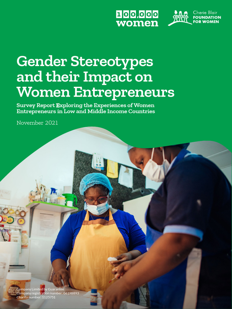 Gender Stereotypes and Their Impact On Women Entrepreneurs 2021 | PDF ...