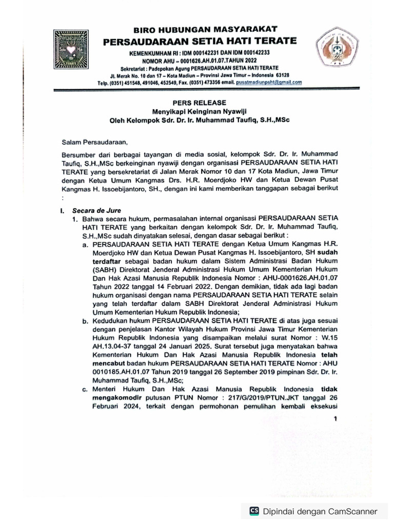 Pers Release | PDF